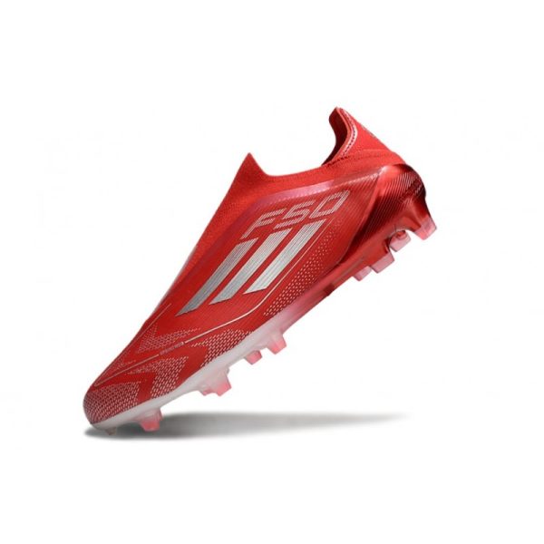 Chaussure adidas F50 Elite LL FG Rouge Argent