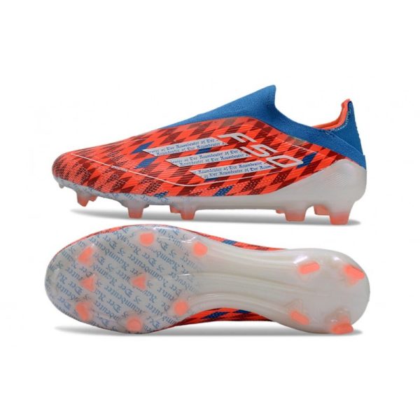 Chaussure adidas F50 Elite LL FG Rouge Bleu Blanc