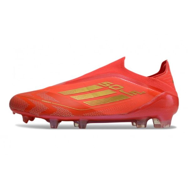 Chaussure adidas F50 Elite LL FG Rouge Solaire Or Métallique Rouge Vif
