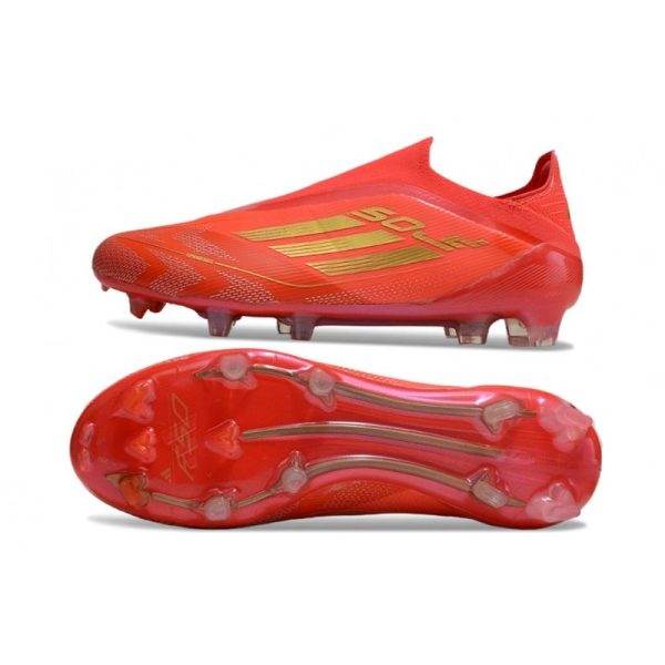 Chaussure adidas F50 Elite LL FG Rouge Solaire Or Métallique Rouge Vif
