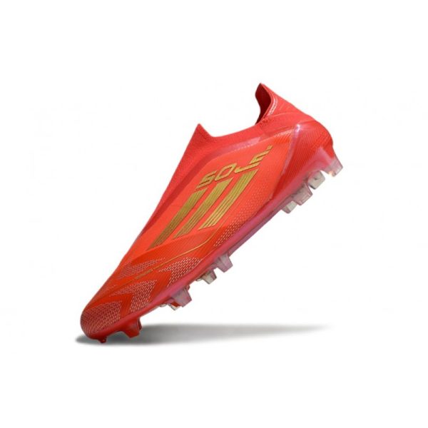 Chaussure adidas F50 Elite LL FG Rouge Solaire Or Métallique Rouge Vif