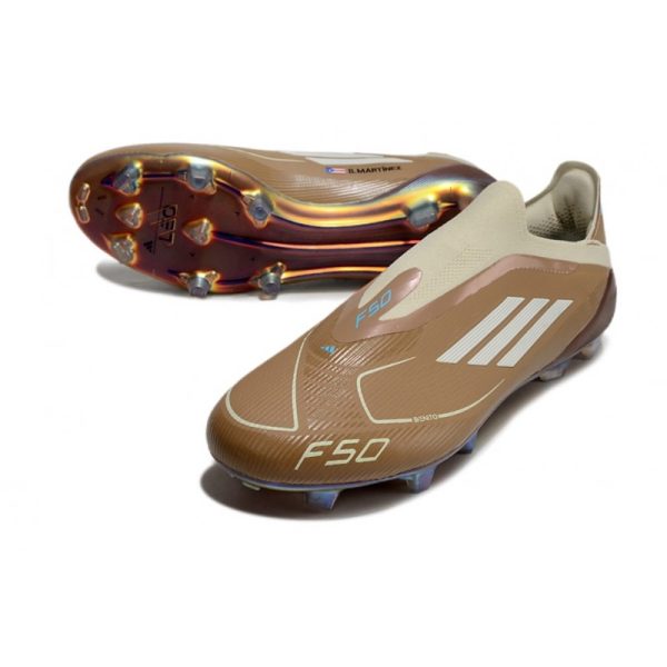 Chaussure adidas F50 Elite LL FG X BAD BUNNY Carton Blanc Crème Cyan Vif