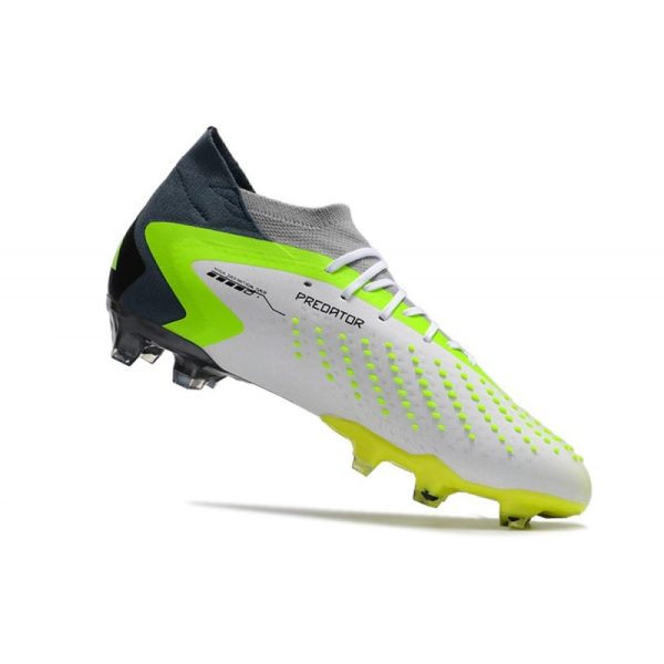 Chaussure adidas Predator Accuracy.1 FG Blanc Noir Citron Lucide