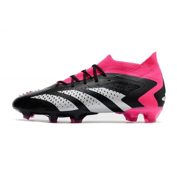 Chaussure adidas Predator Accuracy.1 FG Noir Blanc Rose Equipe Choc