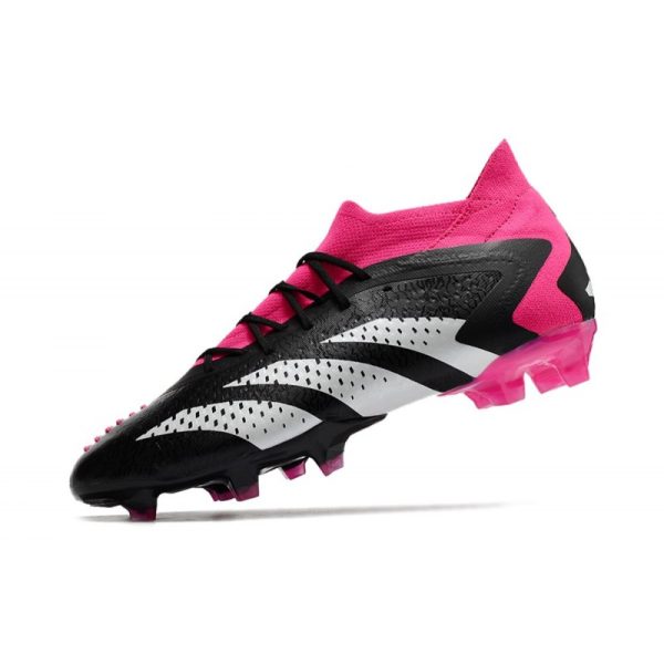 Chaussure adidas Predator Accuracy.1 FG Noir Blanc Rose Equipe Choc