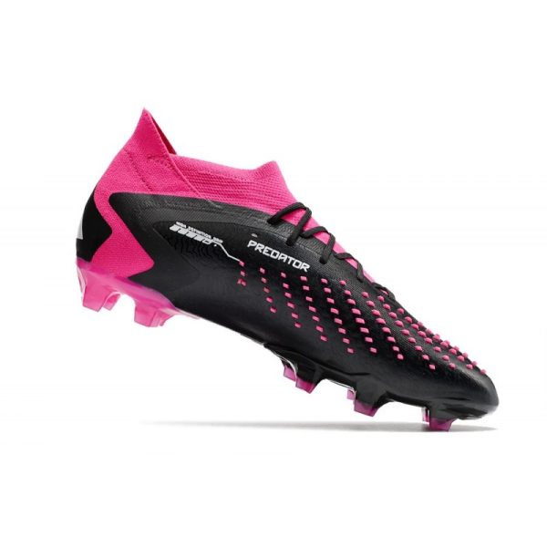 Chaussure adidas Predator Accuracy.1 FG Noir Blanc Rose Equipe Choc