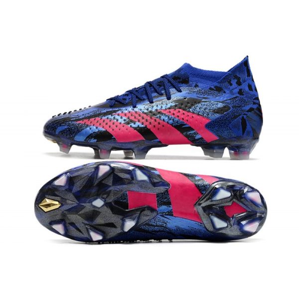 Chaussure adidas Predator Accuracy.1 FG PP Bleu Lucide Magenta Réel Equipe Noir Foncé