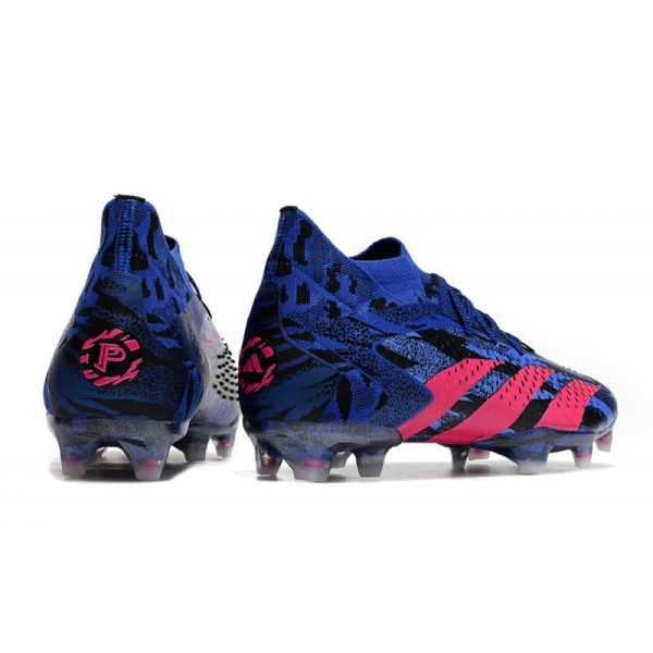 Chaussure adidas Predator Accuracy.1 FG PP Bleu Lucide Magenta Réel Equipe Noir Foncé