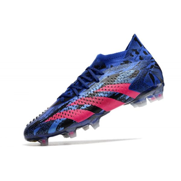 Chaussure adidas Predator Accuracy.1 FG PP Bleu Lucide Magenta Réel Equipe Noir Foncé