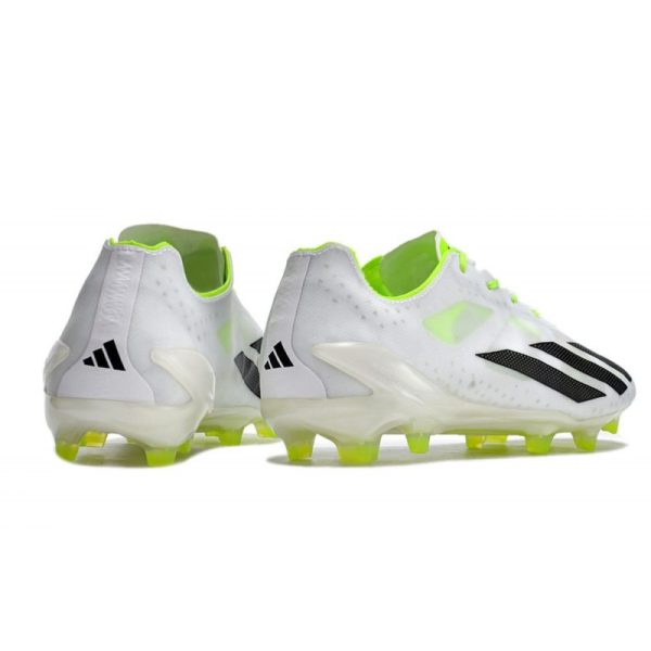 Chaussure adidas X Crazyfast + FG Blanc Noir Citron Lucide