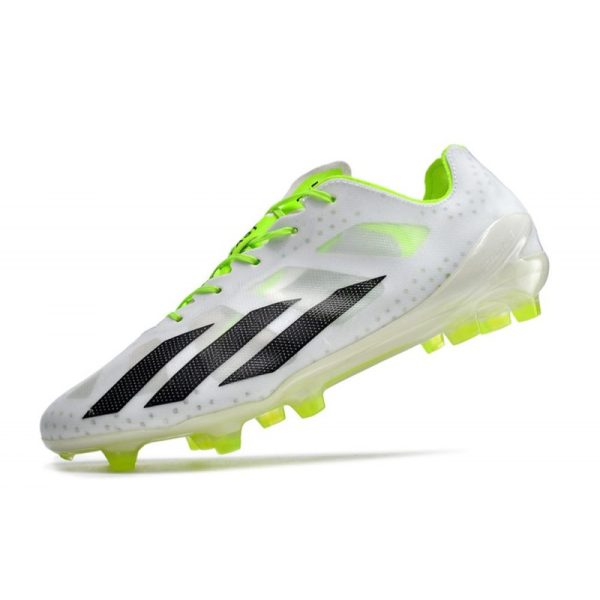 Chaussure adidas X Crazyfast + FG Blanc Noir Citron Lucide