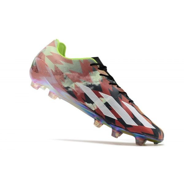 Chaussure adidas X Crazyfast + FG Citron Lucide Blanc Rouge