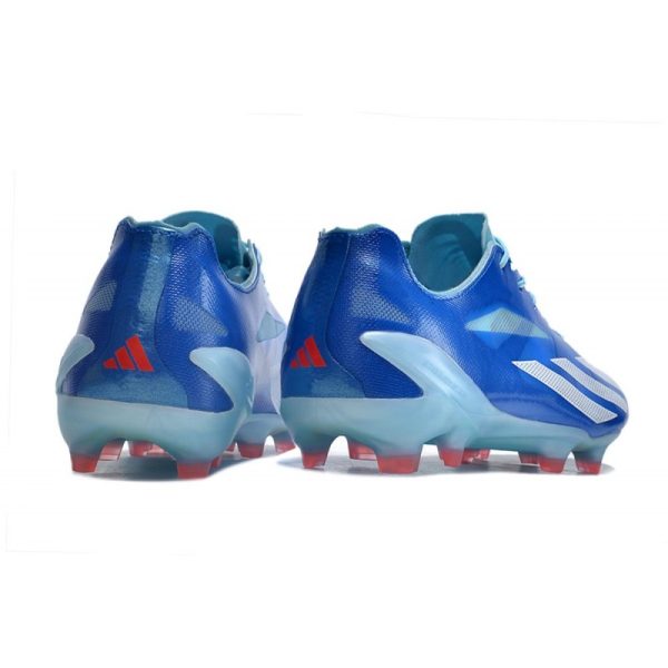 Chaussure adidas X Crazyfast + FG Royal Vif Blanc Rouge Solaire