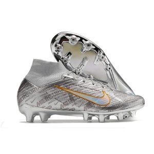 Chaussures Nike Mercurial Superfly 9 Elite AG Argent Métallique
