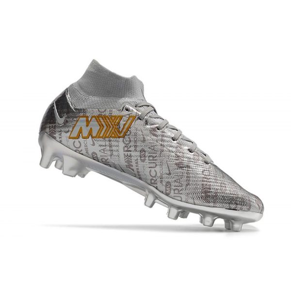 Chaussures Nike Mercurial Superfly 9 Elite AG Argent Métallique