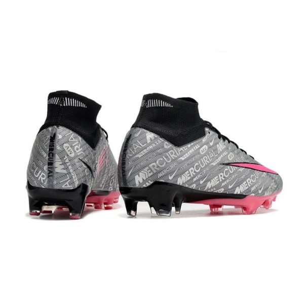 Chaussures Nike Mercurial Superfly 9 Elite AG Argent Métallique Hyper Rose Noir