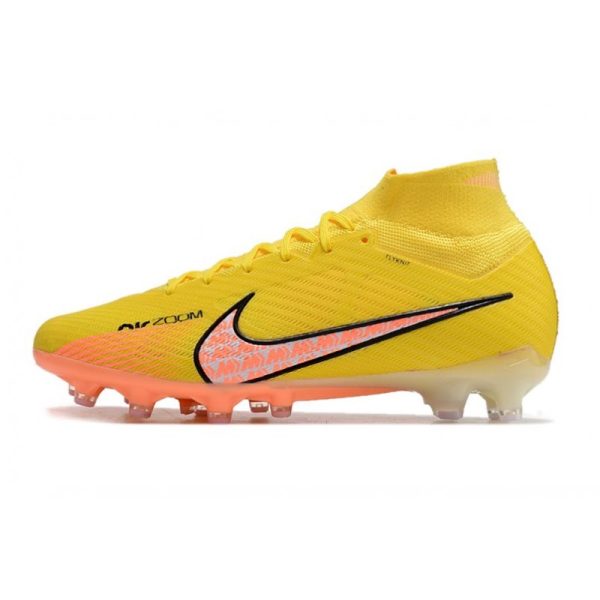 Chaussures Nike Mercurial Superfly 9 Elite AG  Lucent - Jaune Crépuscule Barely Grape