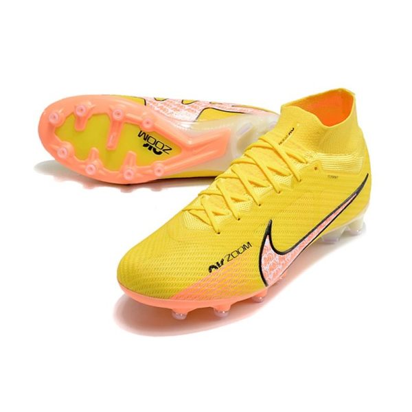 Chaussures Nike Mercurial Superfly 9 Elite AG  Lucent - Jaune Crépuscule Barely Grape