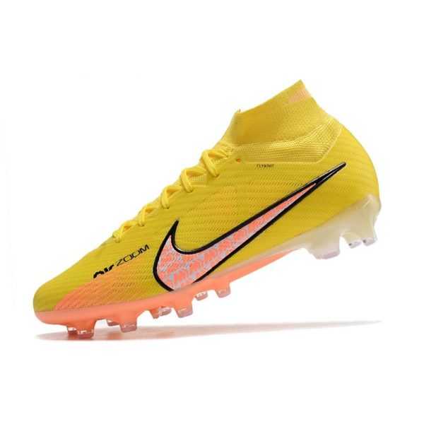 Chaussures Nike Mercurial Superfly 9 Elite AG  Lucent - Jaune Crépuscule Barely Grape