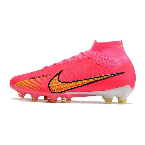 Chaussures Nike Mercurial Superfly 9 Elite AG Rouge Jaune