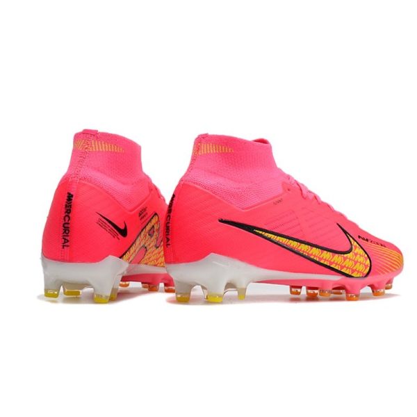 Chaussures Nike Mercurial Superfly 9 Elite AG Rouge Jaune