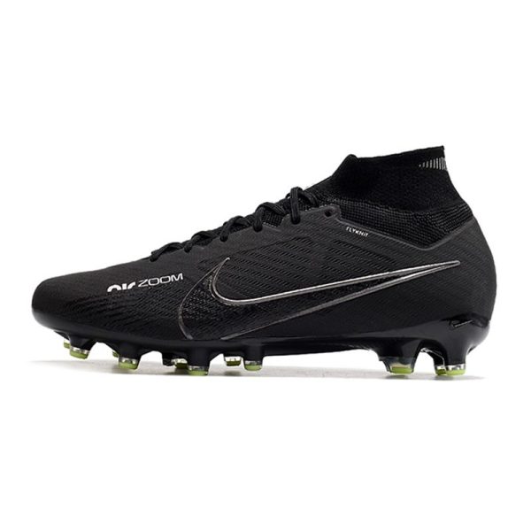 Chaussures Nike Mercurial Superfly 9 Elite AG Shadow - Noir Gris Blanc Jaune Fluo