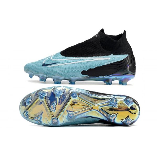 Chaussures Nike Phantom GX Elite DF FG Bleu Noir