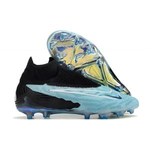 Chaussures de foot Nike Phantom GX Elite DF FG Bleu Noir