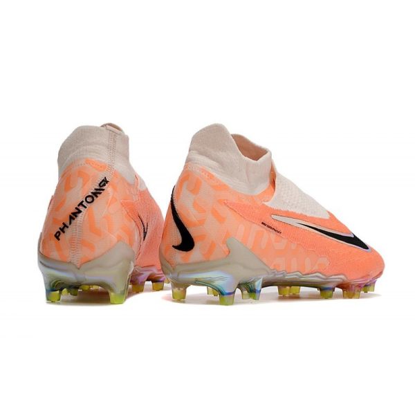 Chaussures Nike Phantom GX Elite DF FG Goyave Givré Noir Orange Total