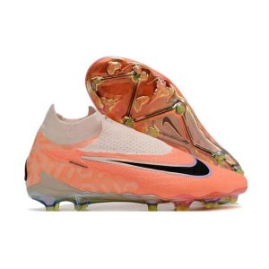 Chaussures Nike Phantom GX Elite DF FG Goyave Givré Noir Orange Total