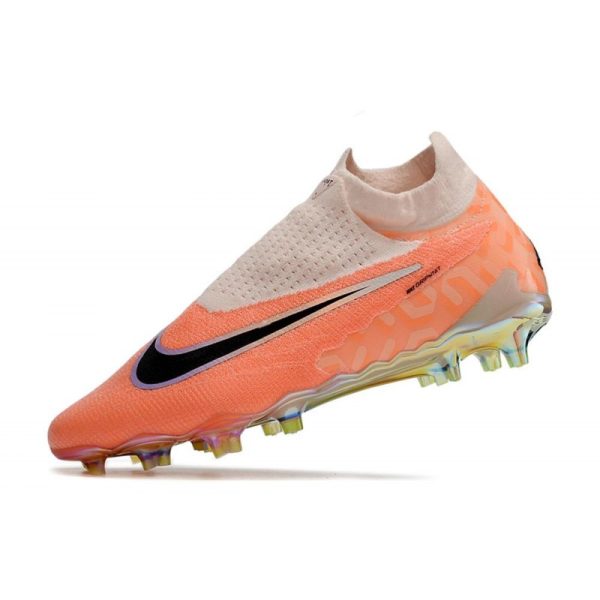 Chaussures Nike Phantom GX Elite DF FG Goyave Givré Noir Orange Total