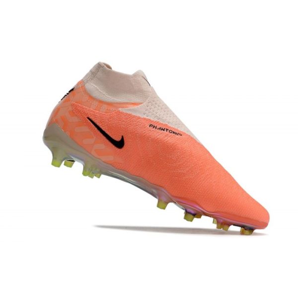 Chaussures Nike Phantom GX Elite DF FG Goyave Givré Noir Orange Total