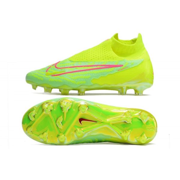 Chaussures Nike Phantom GX Elite DF FG Volt Très Pâle
