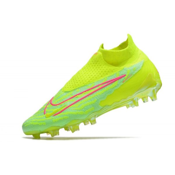 Chaussures Nike Phantom GX Elite DF FG Volt Très Pâle