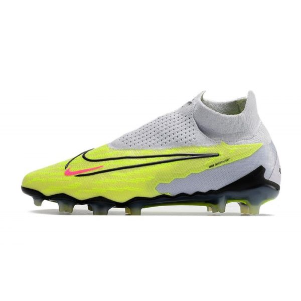 Chaussures Nike Phantom GX Elite DF FG Volt Très Pâle Gridiron Raisin Très Pâle