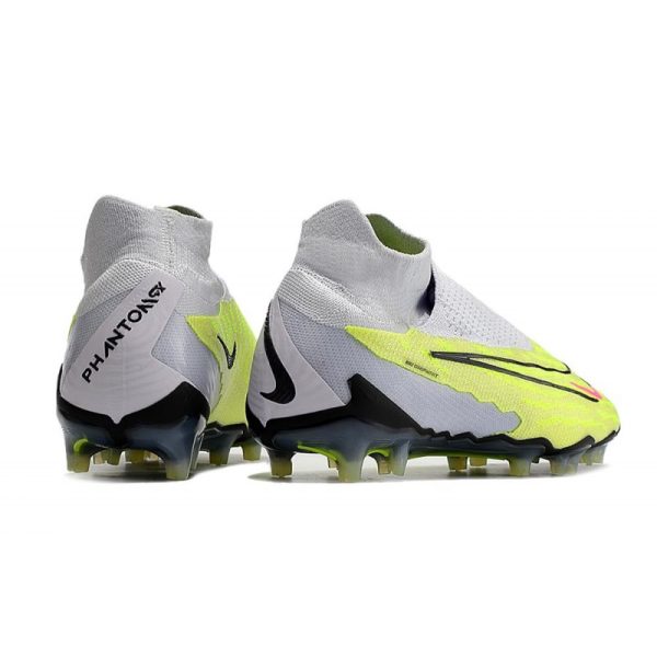 Chaussures Nike Phantom GX Elite DF FG Volt Très Pâle Gridiron Raisin Très Pâle