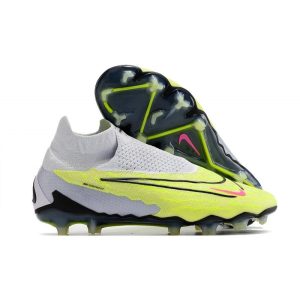 Chaussures Nike Phantom GX Elite DF FG Volt Très Pâle Gridiron Raisin Très Pâle
