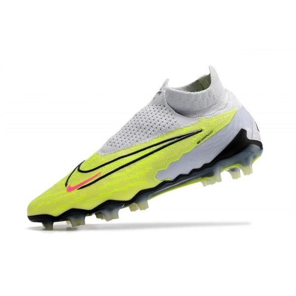Chaussures Nike Phantom GX Elite DF FG Volt Très Pâle Gridiron Raisin Très Pâle