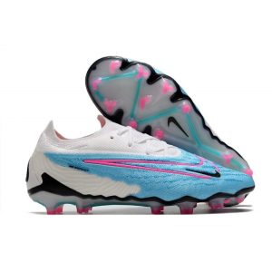 Chaussures Nike Phantom GX Elite FG Bleu Baltique Rose Blanc Bleu Laser