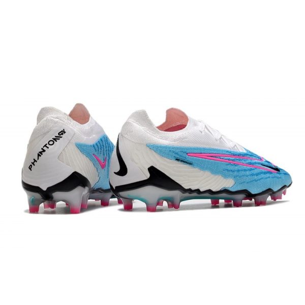 Chaussures Nike Phantom GX Elite FG Bleu Baltique Rose Blanc Bleu Laser