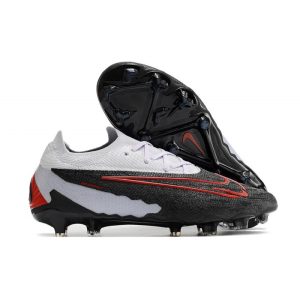 Chaussures Nike Phantom GX Elite FG Noir Gris Rouge