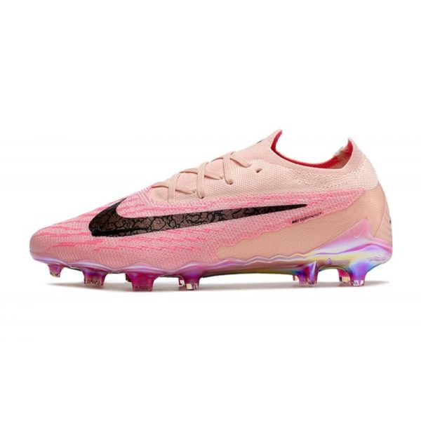 Chaussures Nike Phantom GX Elite FG Rose Noir