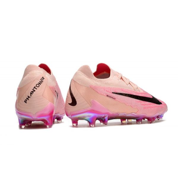 Chaussures Nike Phantom GX Elite FG Rose Noir