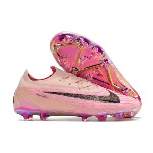 Chaussures de foot Nike Phantom GX Elite FG Rose Noir