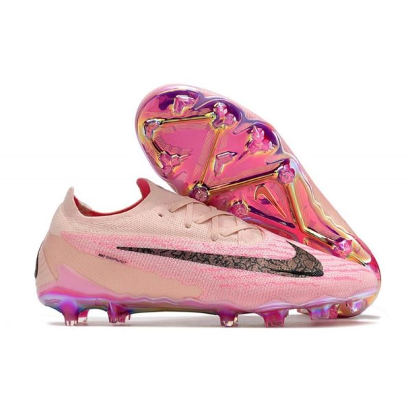 Chaussures de foot Nike Phantom GX Elite FG Rose Noir