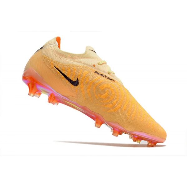 Chaussures Nike Phantom GX Elite FG Teinte Citron Bordeaux Crush