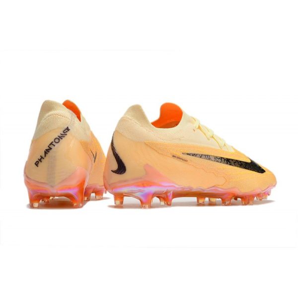 Chaussures Nike Phantom GX Elite FG Teinte Citron Bordeaux Crush