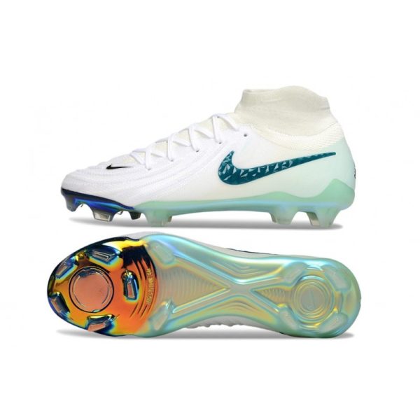 Chaussures Nike Phantom Luna Elite FG Blanc Vert