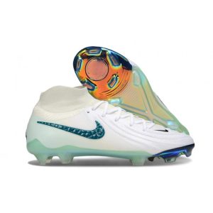 Chaussures de foot Nike Phantom Luna Elite FG Blanc Vert