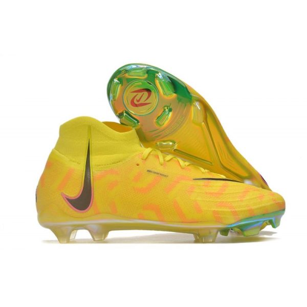 Chaussures de foot Nike Phantom Luna Elite FG Jaune
